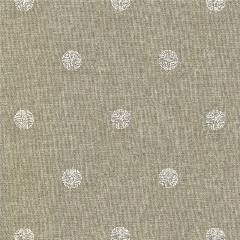 Kasmir Fabric Spot The Dots Limestone