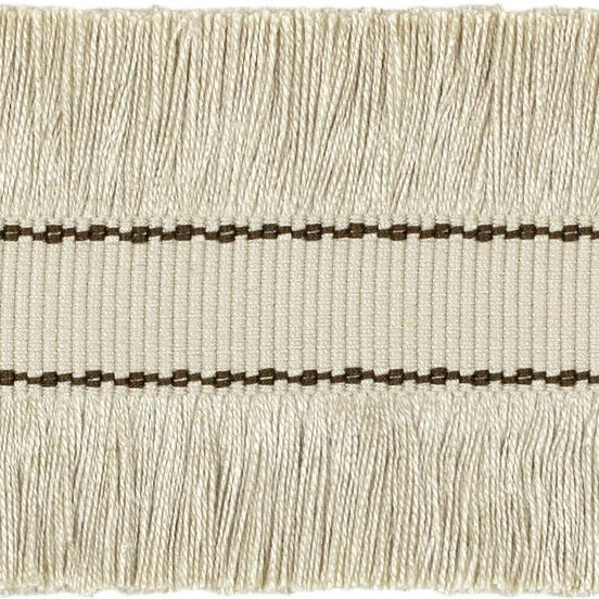 Lee Jofa Trim TL10190.166 Cut Ruche Fringe Flax & Bronze