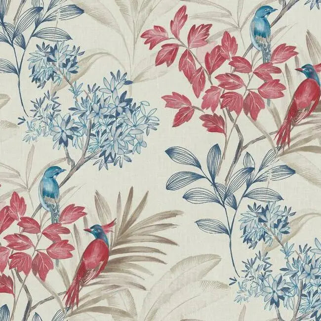 York Wallpaper TL1925 Handpainted Songbird