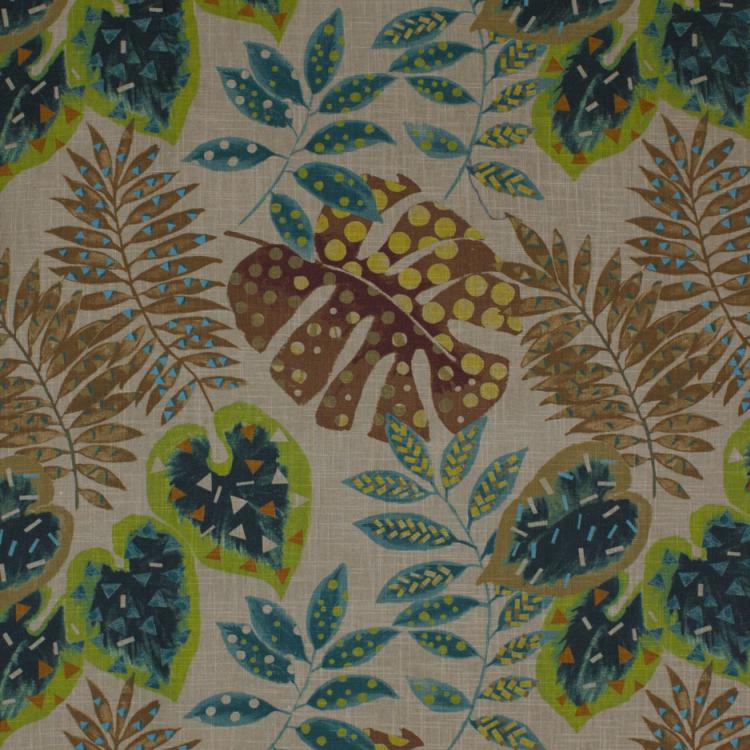 RM Coco Fabric Tropix Turquoise