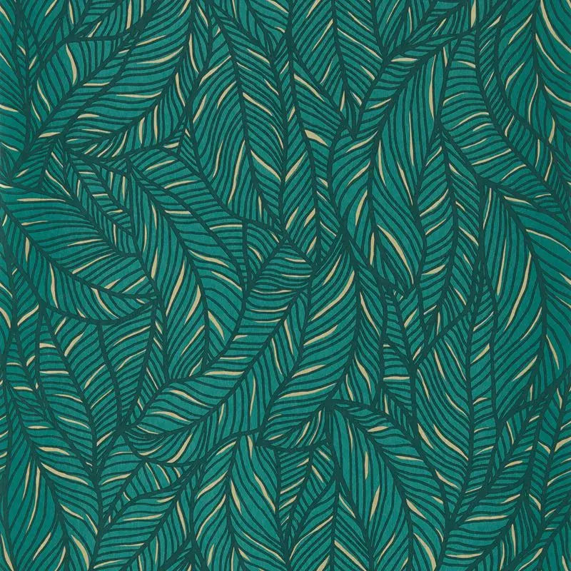 Clarke and Clarke Wallpaper W0144-2 Selva Emerald Wp