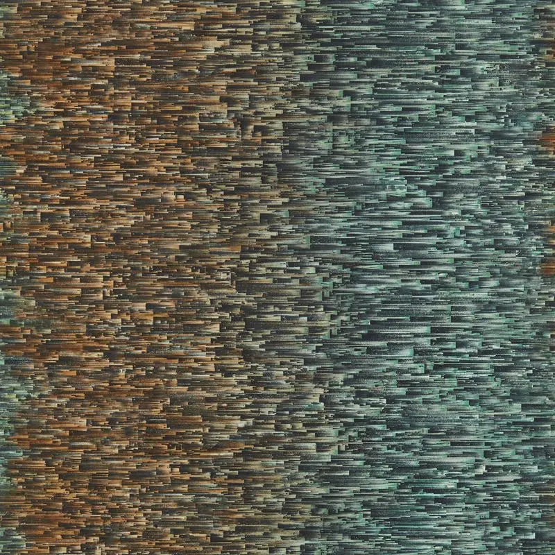 Clarke and Clarke Wallpaper W0153-3 Ombre Teal/Spice Wp