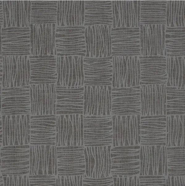 Winfield Thybony Wallpaper WHF1593.WT Crosshatch Weave Slate