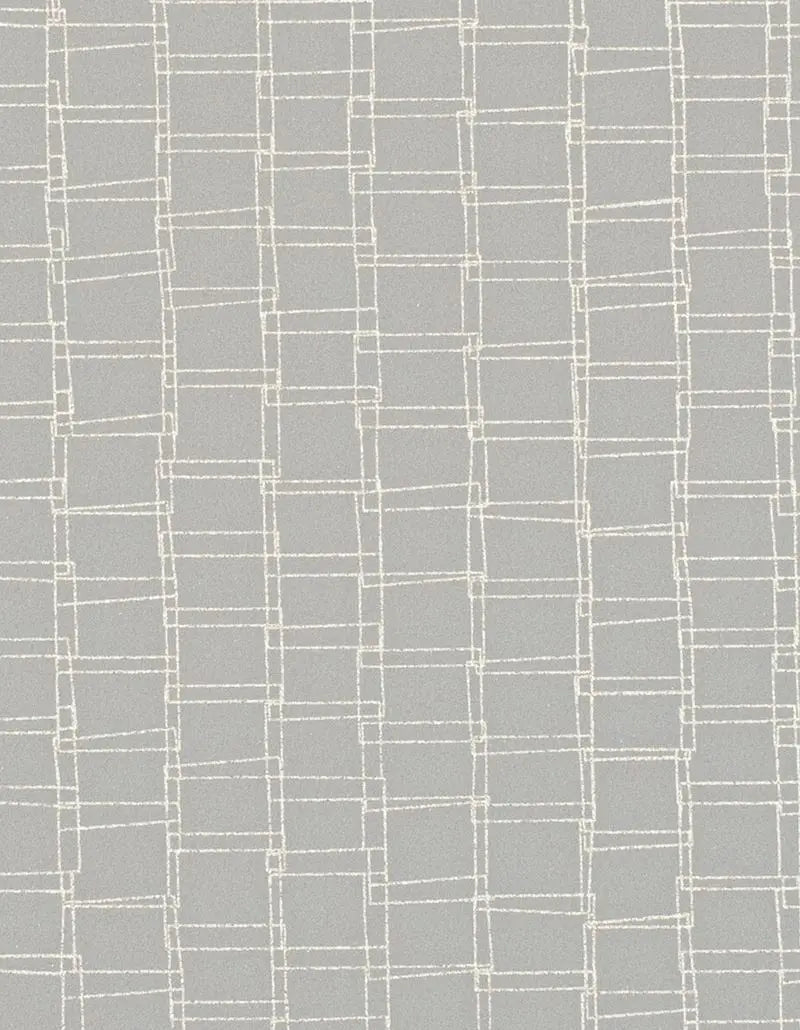 Winfield Thybony Wallpaper WTN1083.WT Looped Soft Gray