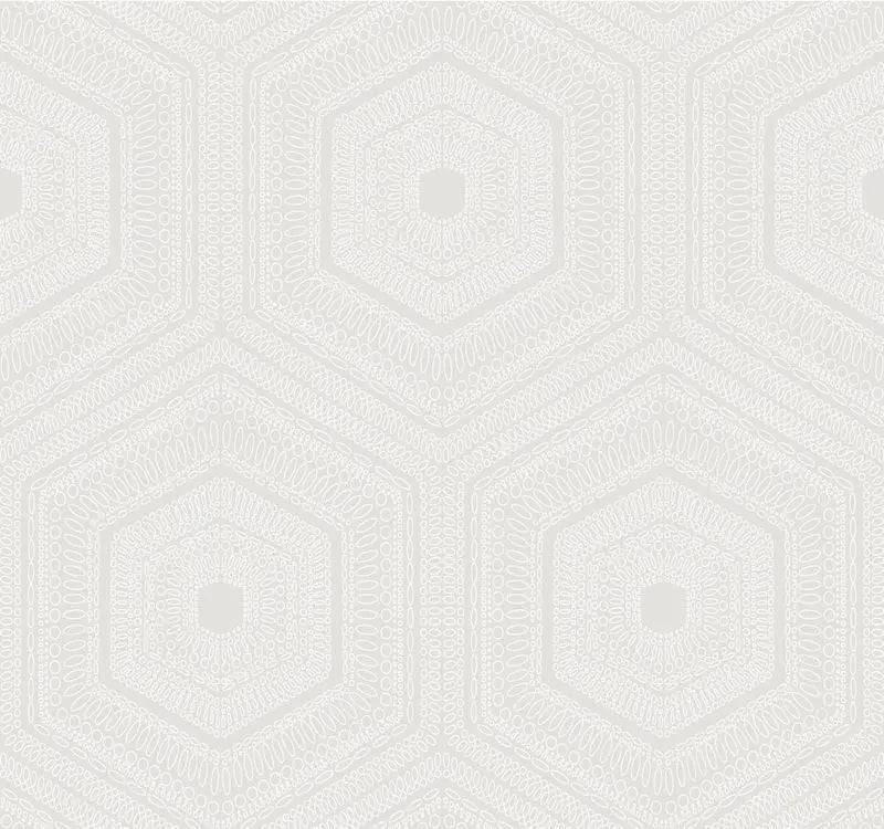 Winfield Thybony Wallpaper WTP4036.WT Concentric Groove Cream