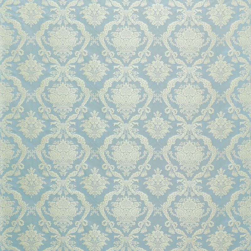 Scalamandre Fabric ZA 2201PETR Petrarca Damasco Powder Blue